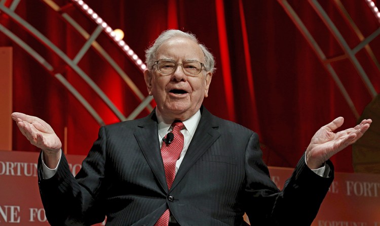 Warren Buffett, chairman and CEO of Berkshire Hathaway, speaks in Washington in October. Reuters  
