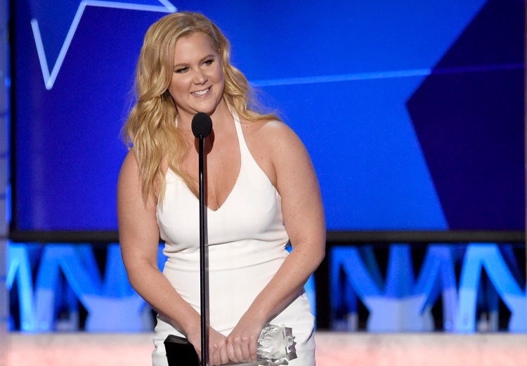 Amy Schumer accepts the award for best actress in a comedy for “Trainwreck” at the 21st annual Critics' Choice Awards on Sunday, Jan. 17, 2016, in Santa Monica, Calif. Photo by Chris Pizzello/Invision via AP