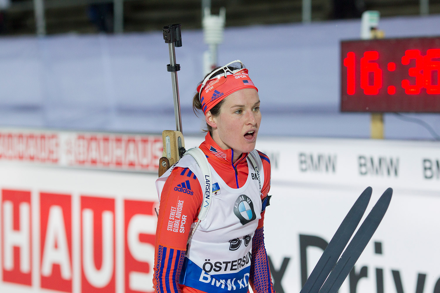 “I think we have barely scratched the surface of what Clare’s abilities are,” says the president and CEO of U.S. Biathlon. “We need to have her training at the national level for three or four years before we see what she can do." Manzoni/NordicFocus