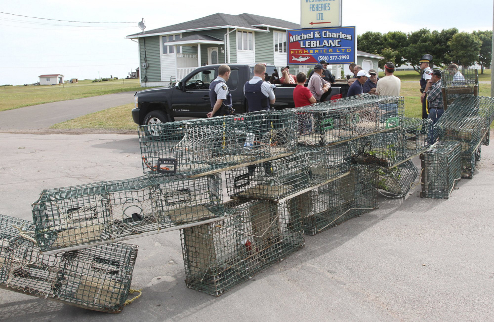 When a supply glut and shortage of processing facilities led Maine lobstermen to head for Canada with their catch in 2012, New Brunswick fishermen tried to block access to a plant.