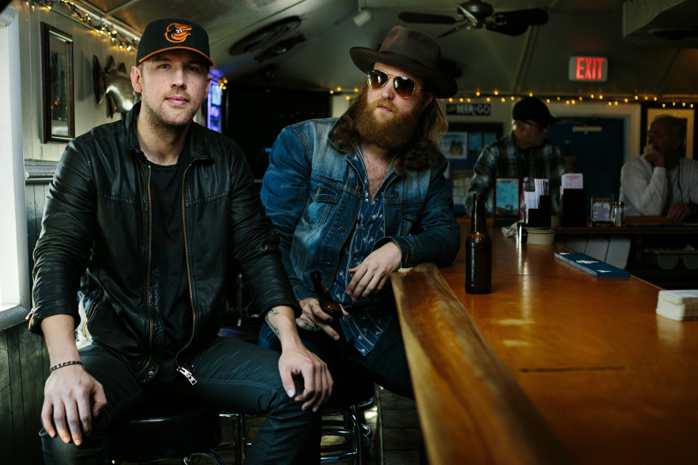 The Brothers Osborne – TJ, left, and John – at Happy Harbor, a popular restaurant in their small hometown of Deale, Md.