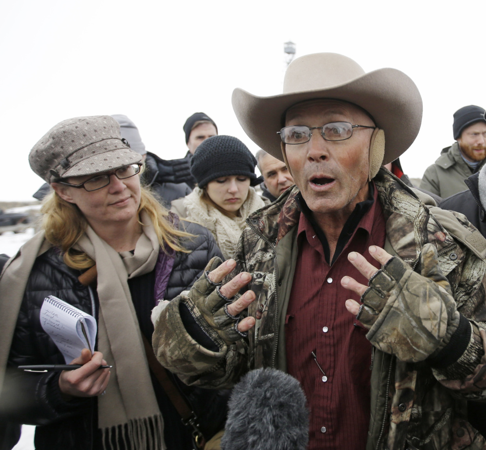 LaVoy Finicum was remembered as a principled hero Friday during a church service in Kanab, Utah.