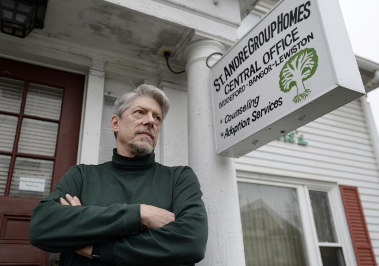 "It was a hard decision to make," says Reid Scher, executive director of St. Andre Home, about the nonprofit agency's plans to end longtime programs for pregnant women. Shawn Patrick Ouellette/Staff Photographer