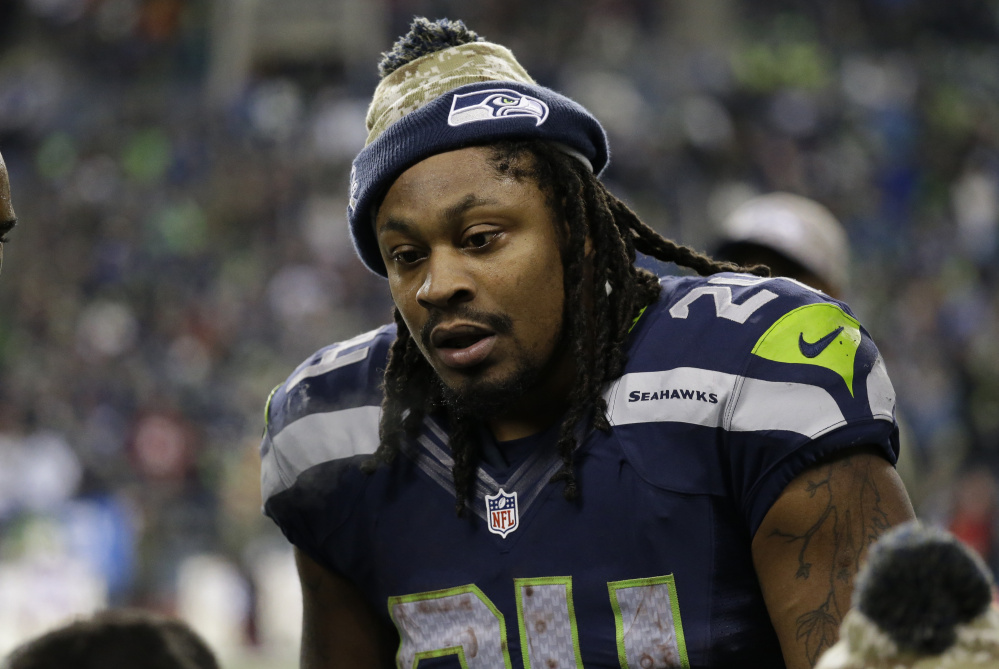 Marshawn Lynch avoided talking to the media, and did it again when he announced his retirement on Twitter by posting a picture of green cleats hanging from a power line.