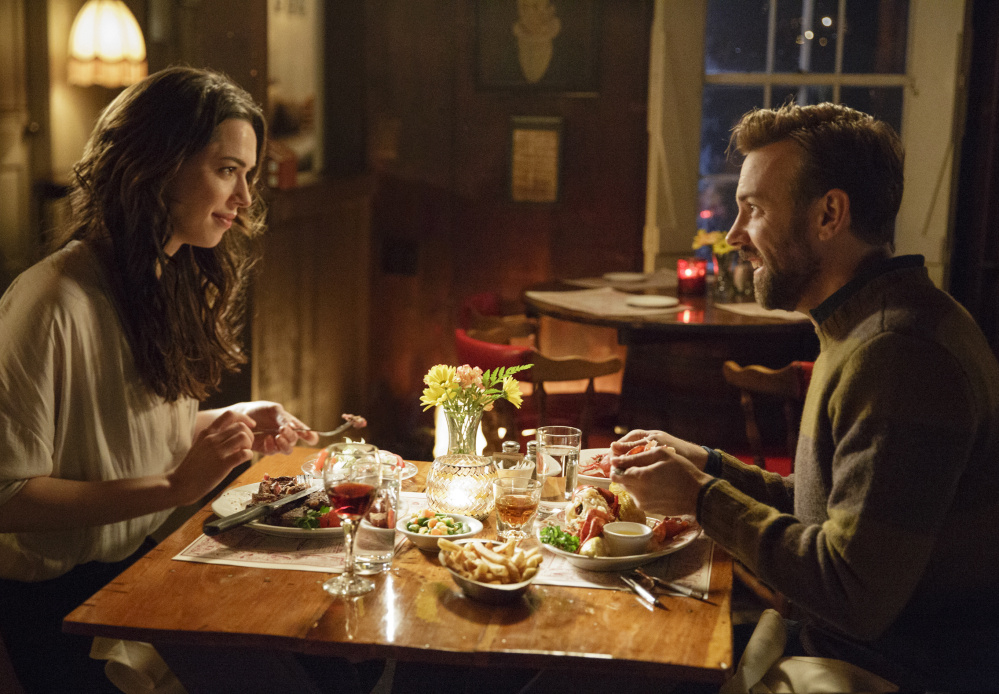 Rebecca Hall and Jason Sudeikis in “Tumbledown,” which was released Feb. 12.
