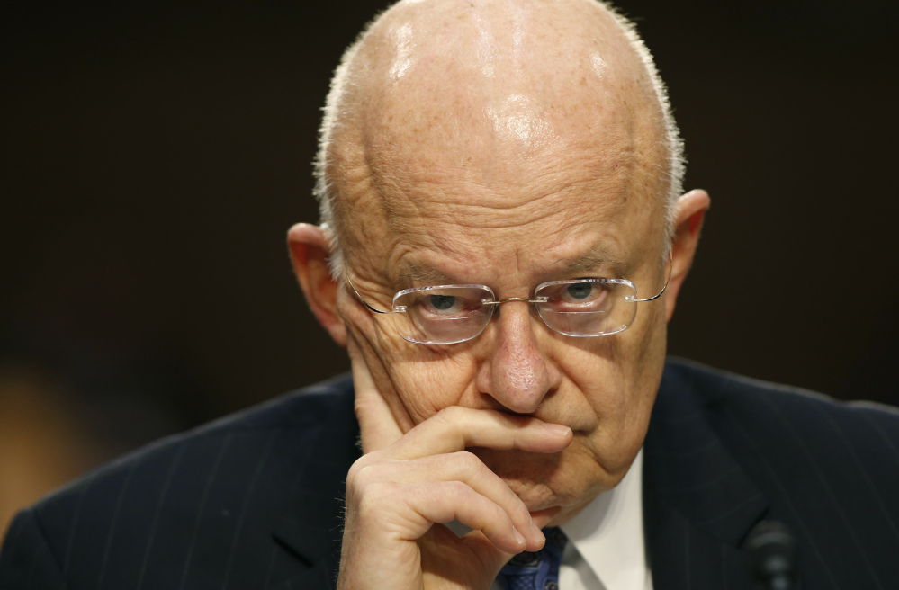 National Intelligence Director James Clapper sees a world in constant peril.