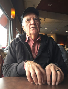 Frank Del Russo talks about his former colleague Lucie McNulty at a coffee shop in Amherst, New York, recently. Del Russo was the longtime head of the music department in the district where she worked. He said Lucie was "a little gruff," but a good teacher to whom students responded well.