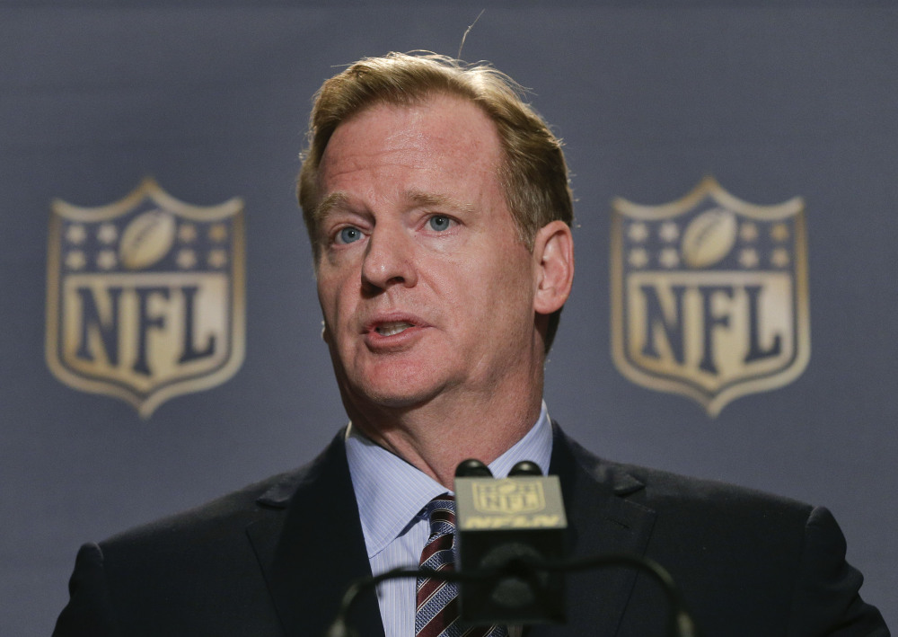 The authority of NFL Commissioner Roger Goodell, seen at a news conference in October, was reinforced by the decision of the federal appeals court.