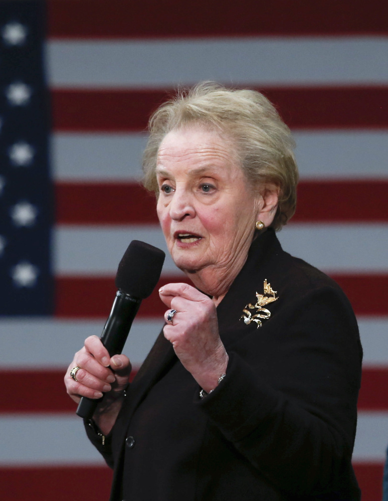 Former U.S. Secretary of State Madeleine Albright said “There’s a special place in hell for women who don’t support other women,” while supporting Hillary Clinton.