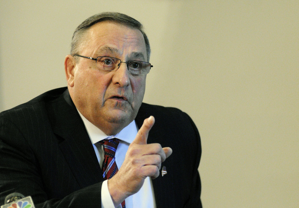 Gov. LePage refused last week to name as Kennebec County sheriff the nominee provided by county Democrats – once more picking a fight for little reason other than to antagonize an opponent.