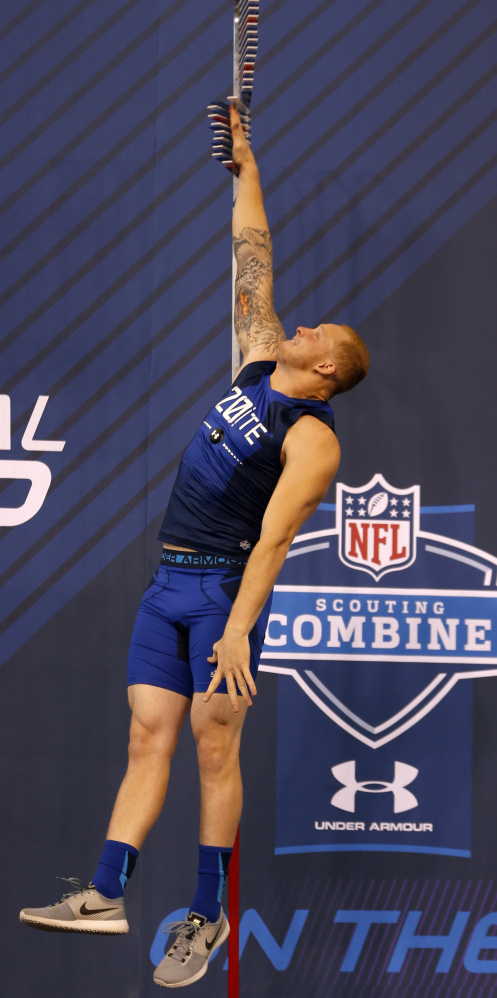 Minnesota Vikings draft pick Maxx Williams was one of the players tested in last year’s NFL scouting combine held at Indianapolis.