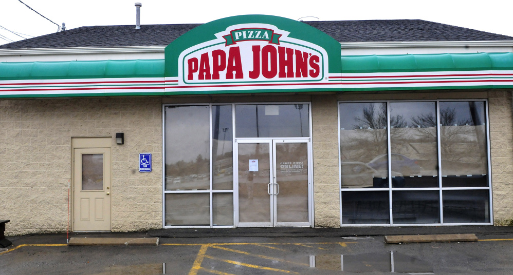 The Papa John’s restaurant in Waterville closed abruptly this week.