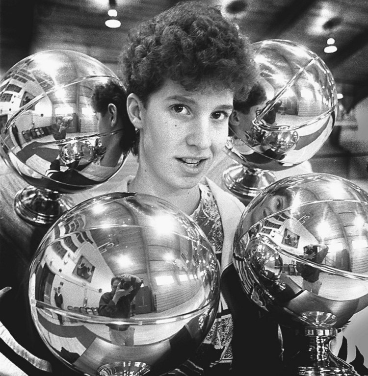 Cindy Blodgett left a legacy that still resounds at Lawrence High and throughout the state, including four Gold Balls in the early 1990s and an eye-popping 2,596 points.