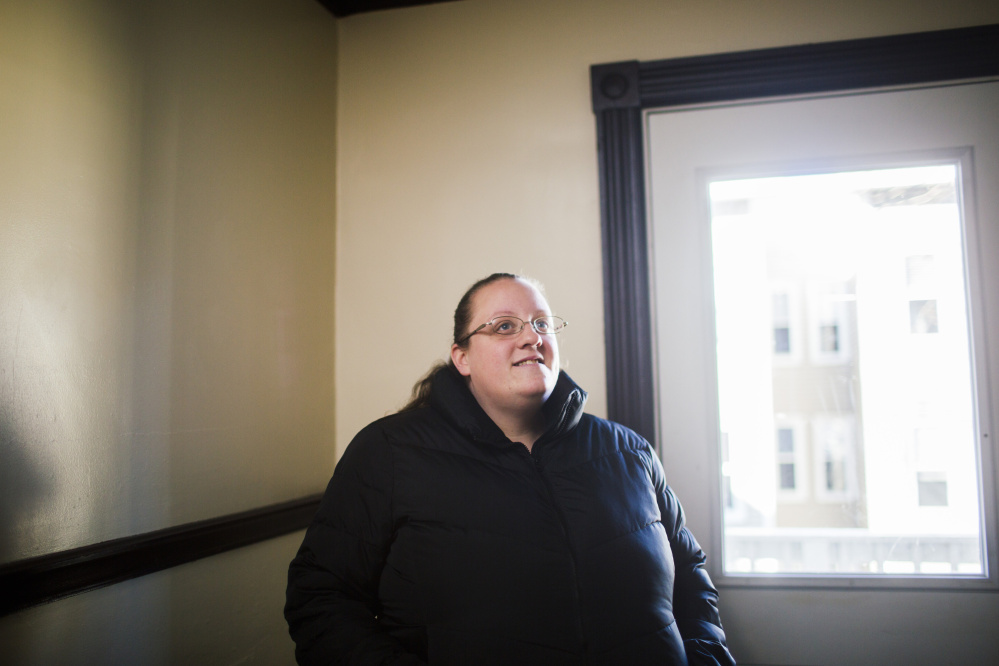 A mother of two, Cheyenne Donovan, 29, says the recent sale of the apartment building where she lives in Portland makes her nervous. All tenants were put on month-to-month leases.