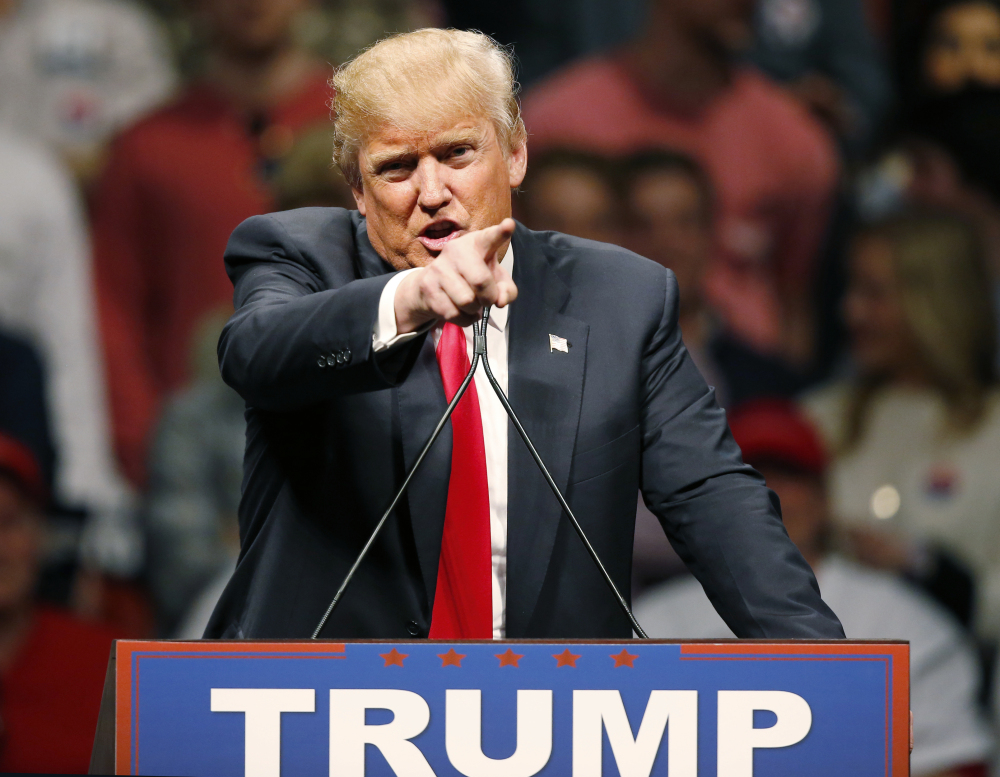 Republican presidential candidate Donald Trump will visit Portland on Thursday.