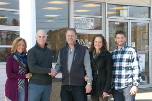 97400 Rogers Ace owners; Gayle and John Hichborn congratulate the Falcone family, the new business owners.