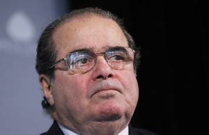 Supreme Court Justice Antonin Scalia participates at the third annual Washington Ideas Forum at the Newseum in Washington ,Thursday Oct. 6, 2011. The Associated Press