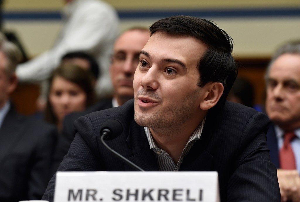 Martin Shkreli speaks at Thursday's hearing by the House Committee on Oversight and Reform on his former company's decision to raise the price of a life-saving medicine. He refused to testify as lawmakers excoriated him.
The Associated Press