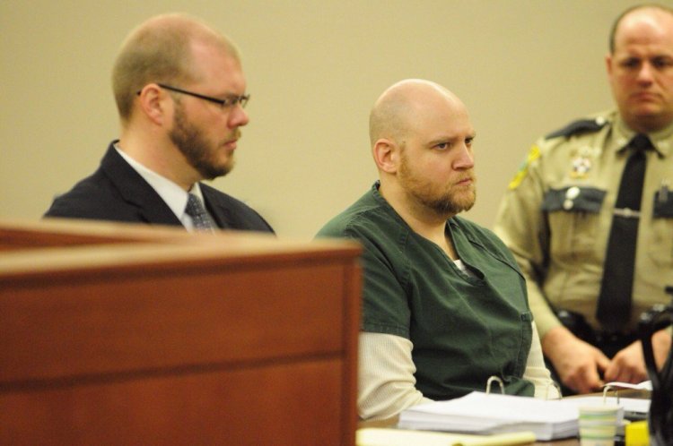 Wade Robert Hoover, 38, of Augusta appears in court at the Capital Judicial Center Wednesday. Staff photo by Joe Phelan