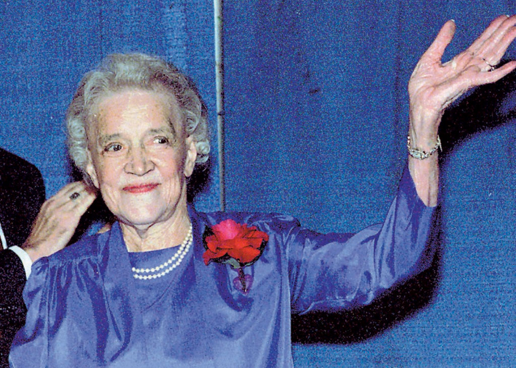 Margaret Chase Smith, shown in 1988.