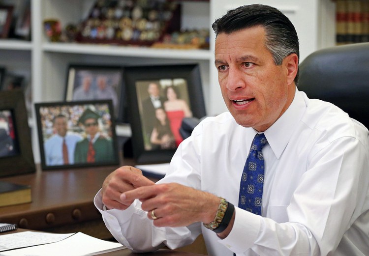 Nevada Gov. Brian Sandoval: "The notion of being considered for a seat on the highest court in the land is beyond humbling," The Associated Press