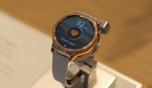 The Huawei watch "Elegant" will be the Chinese company's entrant into the smartwatch field. The Associated Press