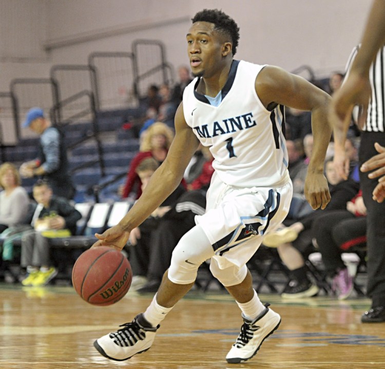 Aaron Calixte, who was the first recruit signed by Coach Bob Walsh after being hired two years ago, will have to be near perfect if Maine is to have a chance in the postseason.