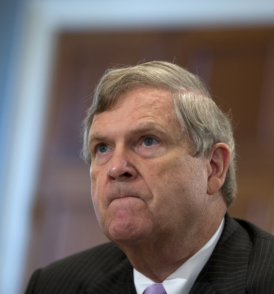 Agriculture Secretary Tom Vilsack said Gov. Paul LePage’s move to cut assistance is a way of making it easy on the state.