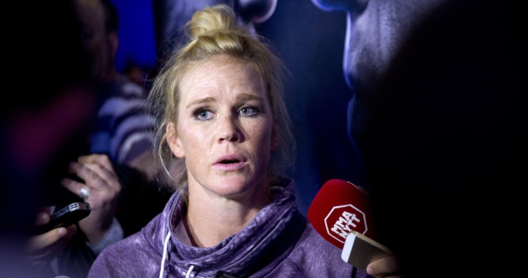 Holly Holm says she’s passionate about fighting, and is putting her 10-0 record on the line Saturday in Las Vegas when she enters the cage against Miesha Tate.
