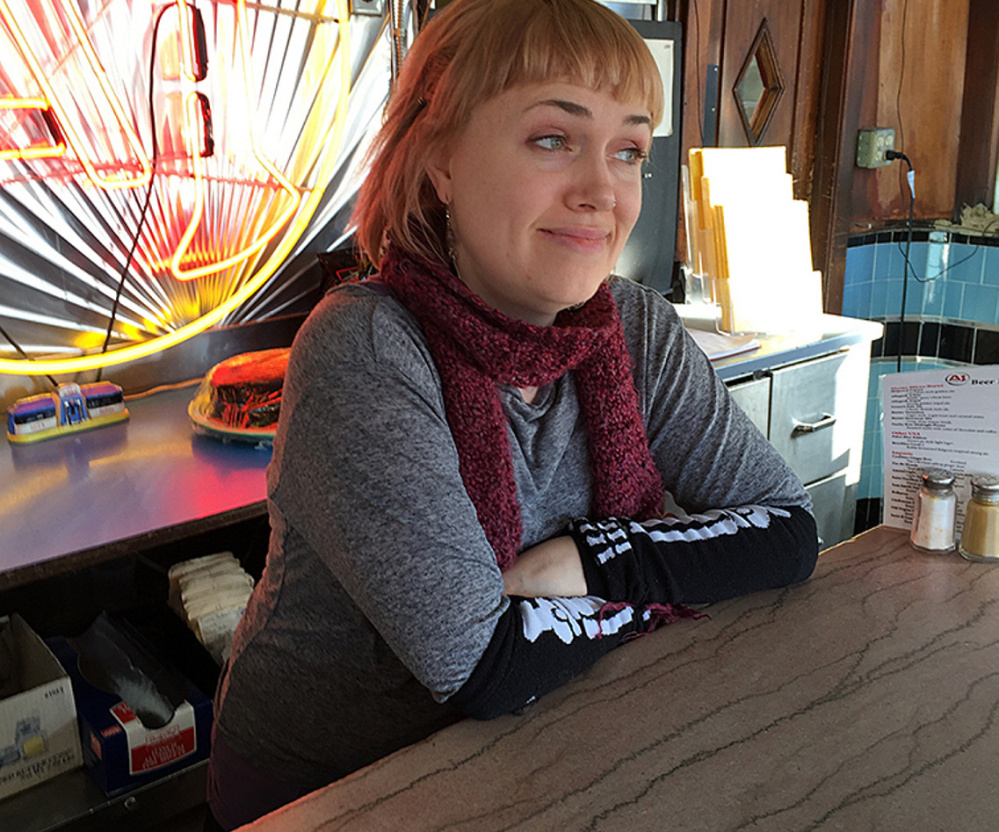A1 Diner employee Jessica Barker has been a waitress in Gardiner for about 10 years, but she is considering other options to ensure a more secure financial future.