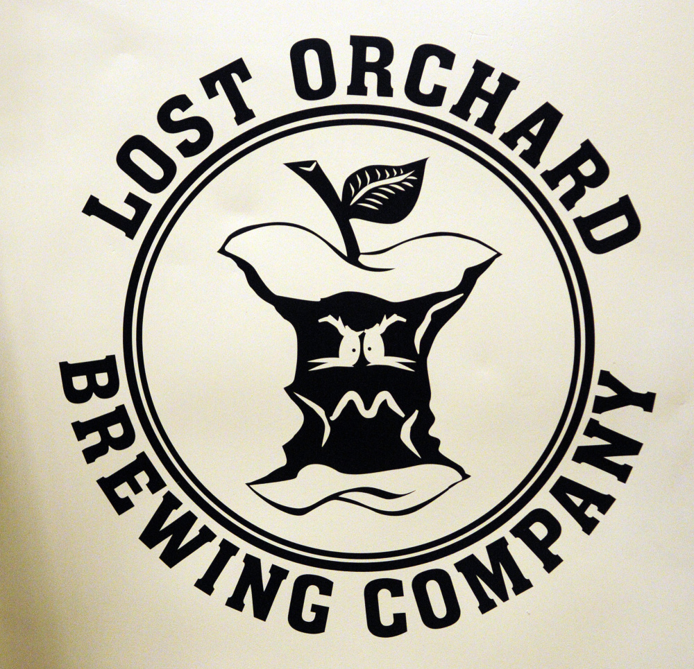 Door sign on the delivery truck at Lost Orchard Brewing Co. in South Gardiner.
Joe Phelan/Kennebec Journal