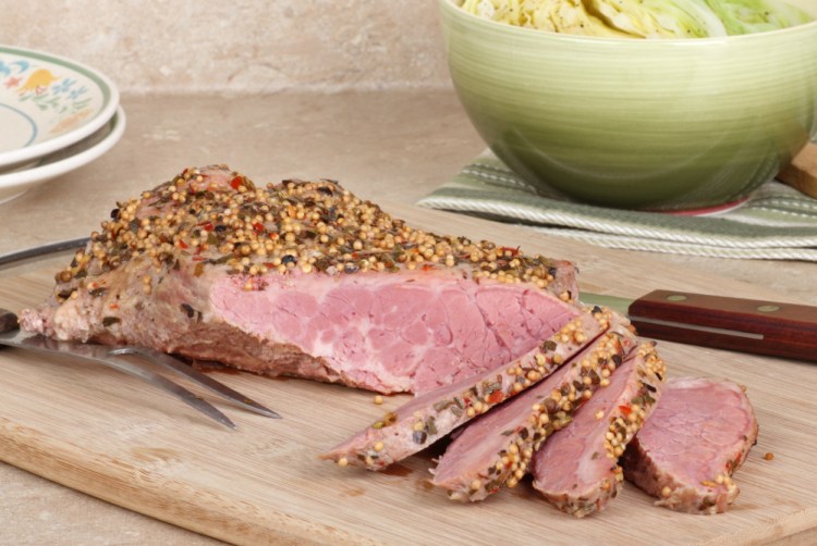 Corned beef is the star of St. Patrick's Day, with accompaniments of your choice.