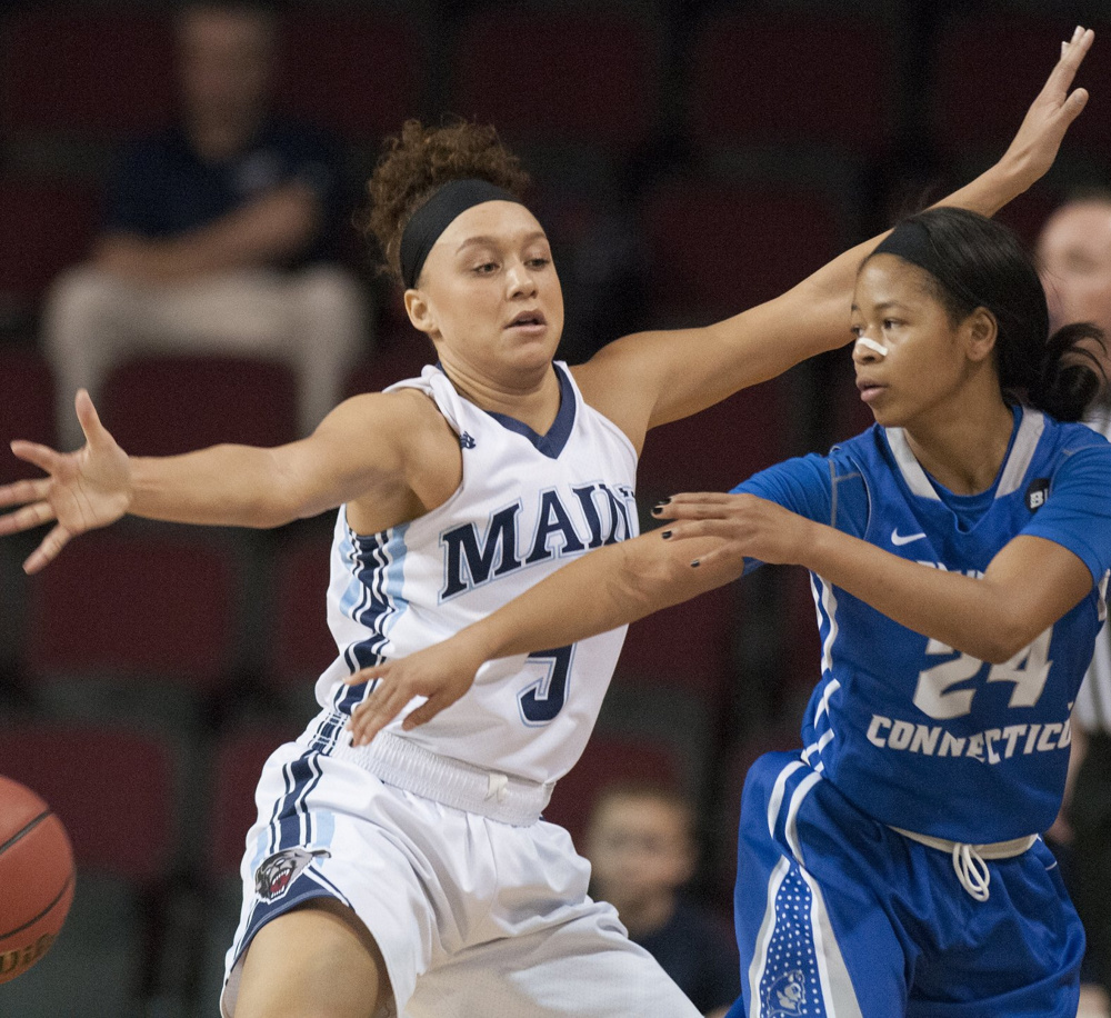 Bella Swan will be so important Friday for UMaine, helping to defend Shereesha Richards, who averages 23.5 points per game for Albany.