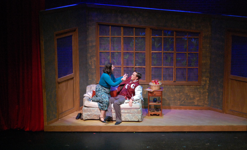“Reefer Madness: The Musical” on stage at Russell Hall at the Gorham campus of USM. Photo courtesy University of Southern Maine