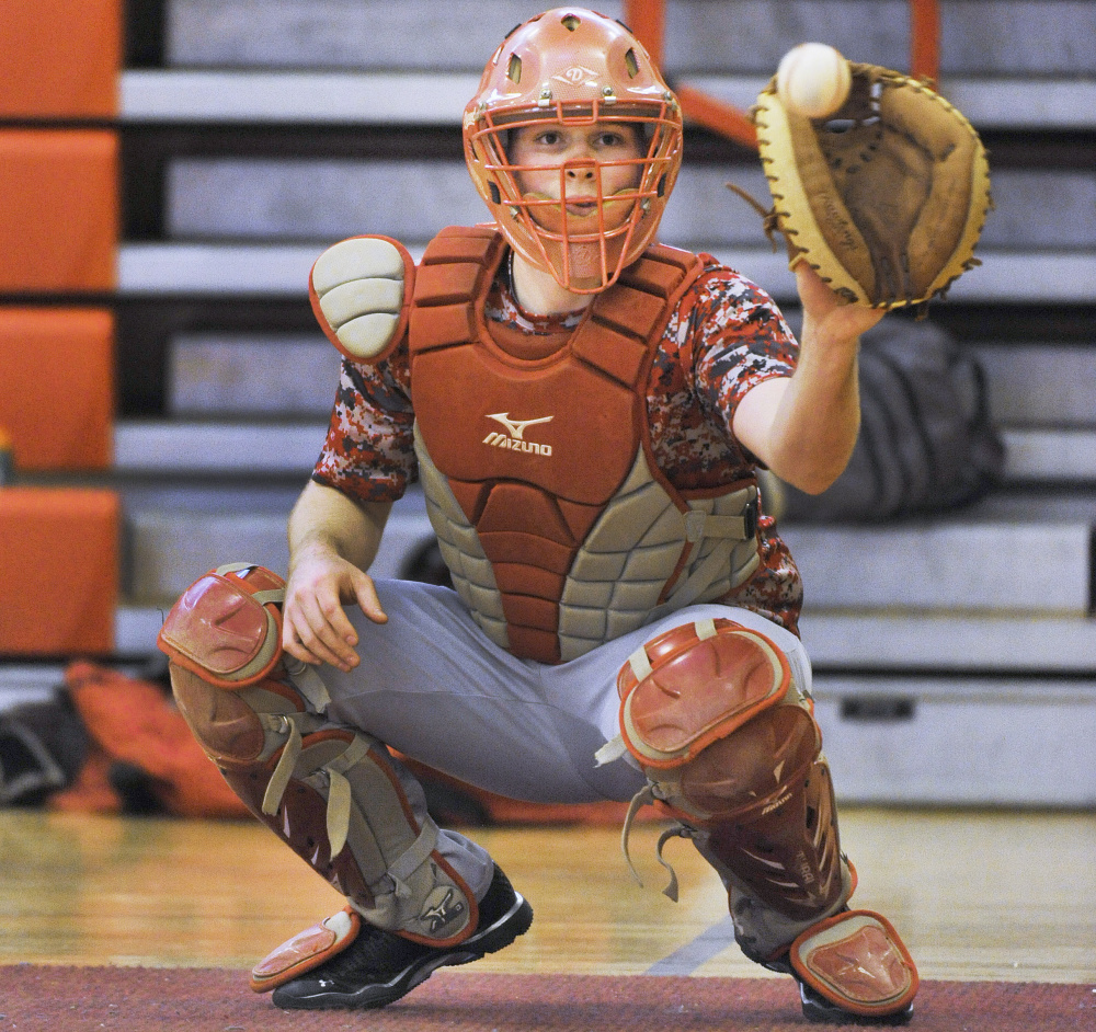 Senior Nick Troiano, a three-year starter at catcher for South Portland, is entering the final season of playing high school baseball with his brother, Sam, a junior pitcher. They should be key contributors on a contender.