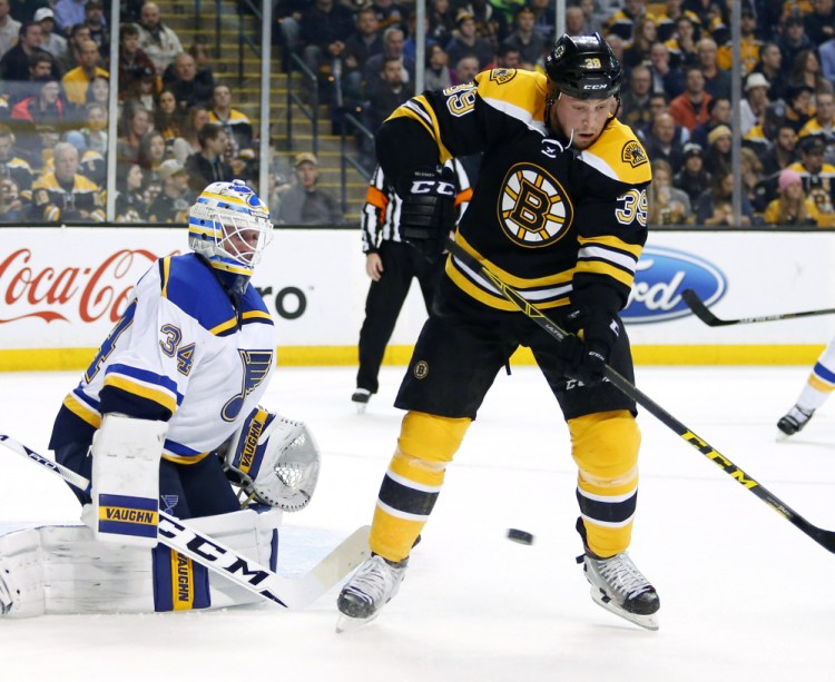The Boston Bruins are battling for a playoff spot and Matt Beleskey is doing his part – including blocking shots and  being a pest in front of the net –  to help them secure it.