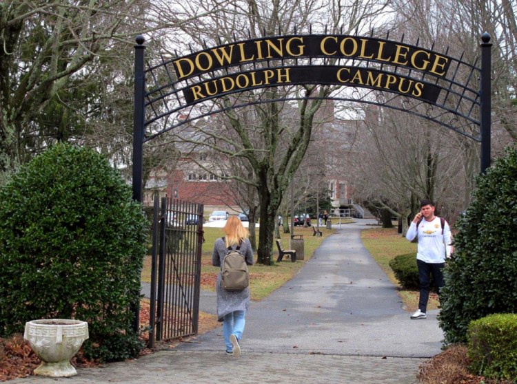 Dowling College in Oakdale, N.Y., is among a growing number of small liberal arts colleges facing enrollment and financial difficulties in the aftermath of the Great Recession.