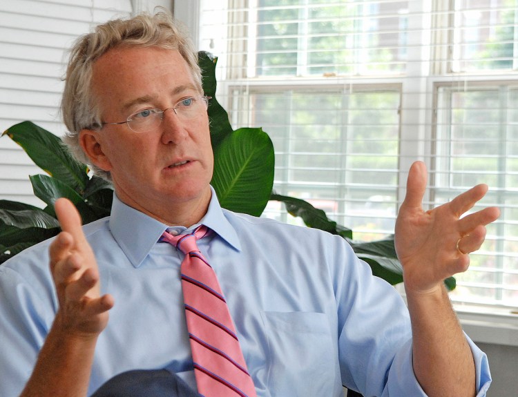 Chesapeake Energy CEO Aubrey McClendon speaks during an interview in Oklahoma City in this Aug. 2, 2007, photo. A part-owner of the NBA's Oklahoma City Thunder, McClendon stepped down in 2013 at Chesapeake and founded American Energy Partners, where he was chairman and CEO. Jennifer Pitts/Journal Record via AP