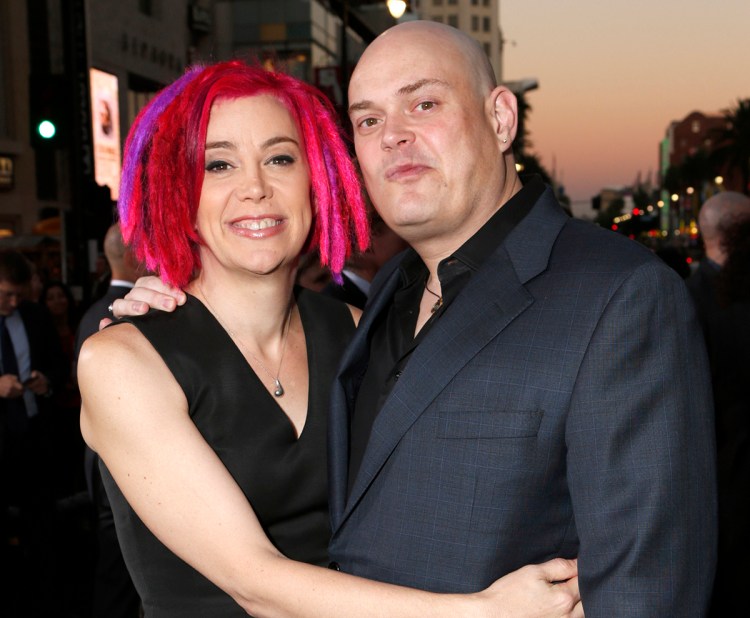 In this Oct. 24, 2012, photo, co-directors Lana Wachowski and then-Andy Wachowski arrive at the Los Angeles premiere of "Cloud Atlas" in Los Angeles. Four years after “Matrix” filmmaker Lana Wachowski revealed that she was transgender, her sibling and filmmaking partner formerly known as Andy Wachowski has come out as transgender too. Photo by Todd Williamson/Invision via AP