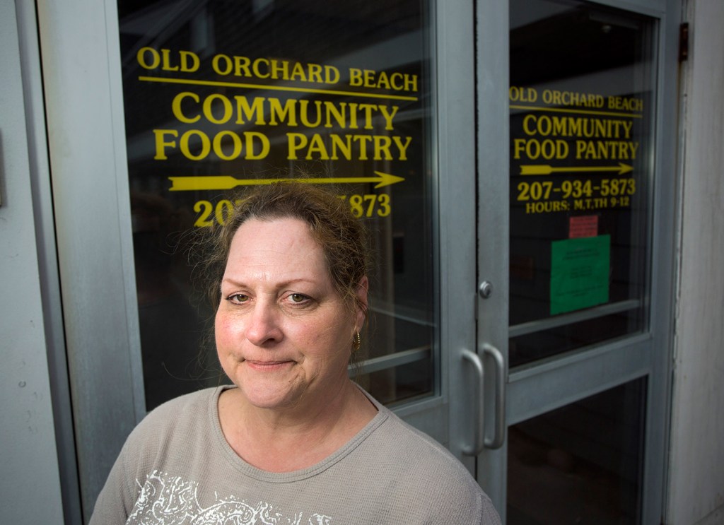 Mary Germain is the manager of the Old Orchard Beach Community Food Pantry, which will lose about a quarter of its food because of the closure of York County Food Rescue, a nonprofit that supplied food pantries.