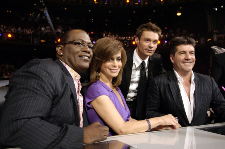 In 2005, "American Idol" judges, from left, Randy Jackson, Paula Abdul and Simon Cowell and host Ryan Seacrest were on top of the TV world.
