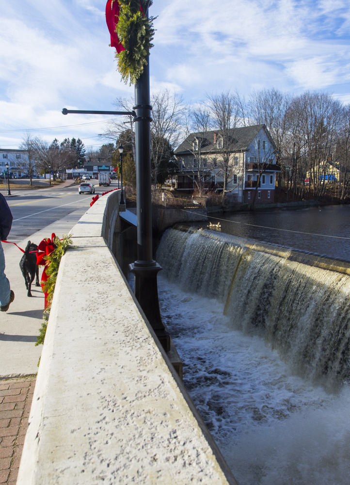 The Kesslen Dam in Kennebunk is one of three dams that produce 1.3 to 5 percent of Kennebunk Light and Power's energy.