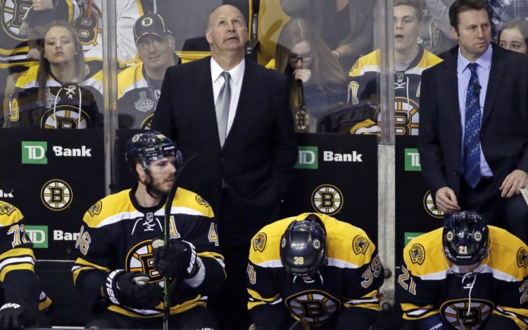 Coach Claude Julien and the Boston Bruins missed the playoffs for the second straight season, and now Julien's future with the team is in question.