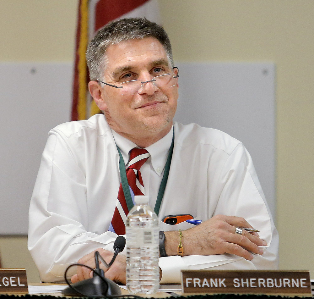 Frank Sherburne, superintendent of School Administrative District 6.