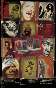 Drew Hodges' poster from "Rent."