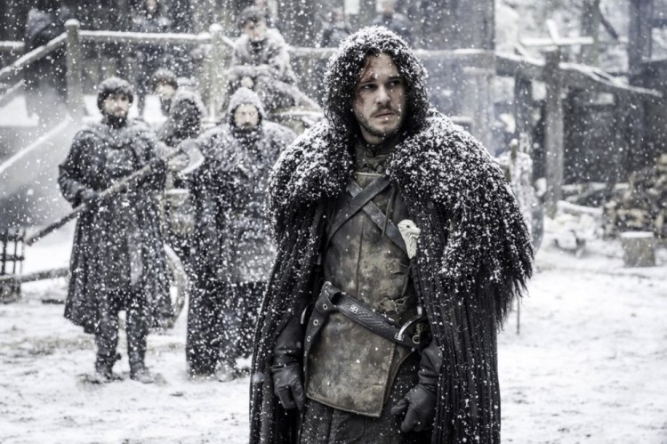 Kit Harington as the Lord Commander of the Night's Watch, Jon Snow, who may – or may not – be dead.