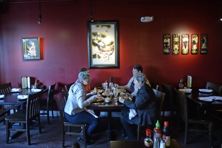 Customers dine out at Veranda Noodle House. Shawn Patrick Ouellette/Staff Photographer