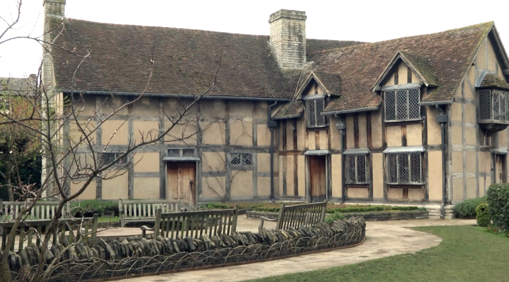 William Shakespeare is believed to have been born in this 16th-century home in Stratford-upon-Avon, England, in 1564. The 400th anniversary of his death is marked with performances and even a smartphone app.
The Associated Press
