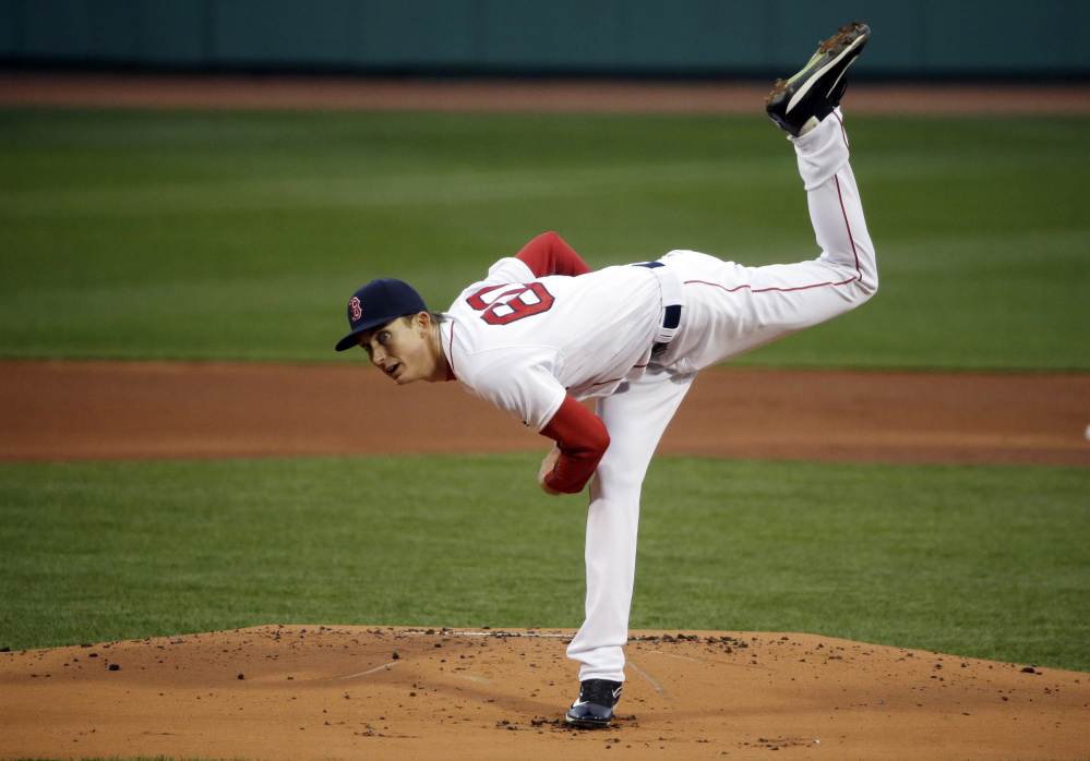 Red Sox starting pitcher Henry Owens allowed two runs on six hits in six innings in Boston's 4-2 win over New York on Friday at Fenway Park.