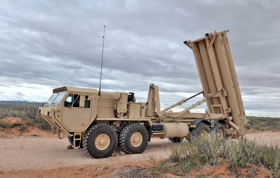 Last month, the United States and South Korea began talks over the potential deployment of Terminal High Altitude Area Defense (THAAD) on the Korean peninsula. The $800 million mobile systems have already been deployed in Hawaii and Guam to protect South Korea. U.S. Missile Defense Agency photo